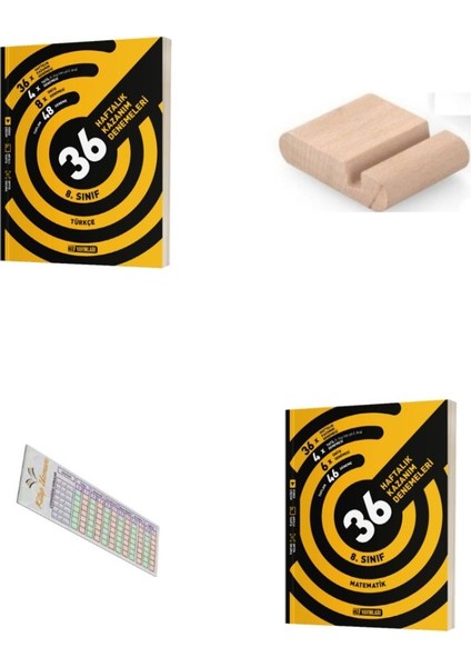 Hız 8. Sınıf Türkçe Matematik 36 Haftalık Deneme Lgs 2026 +Telefon Tutucu + Çözüm Ayracı