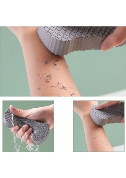 Renkli Yüksek Yoğunluklu Banyo Fırçası, Etkili Cilt Sökücü Sünger