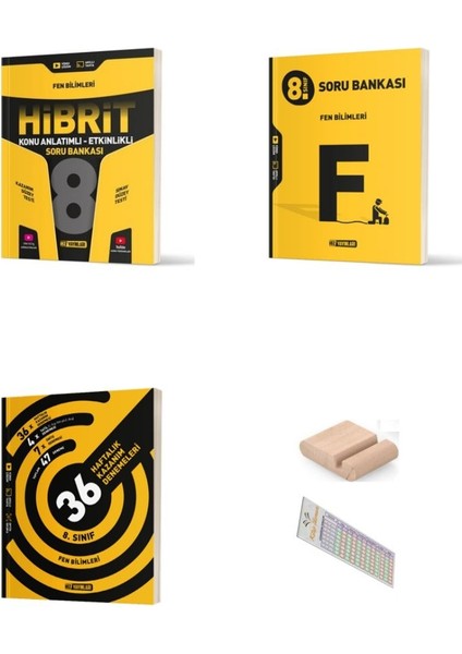 Hız 8.sınıf Fen Hibrit + Soru Bankası + Haftalık Deneme Lgs 2026 + Telefon Tutucu + Çözüm Ayracı