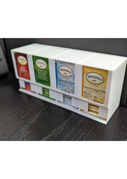 Beyaz Poşet Çay Saklama ve Düzenleme Kutusu, Şık ve Kullanışlı Organizer fiyatları