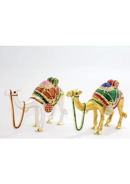 Swaroski Taşlı Tekli Deve Figürü ALK1882