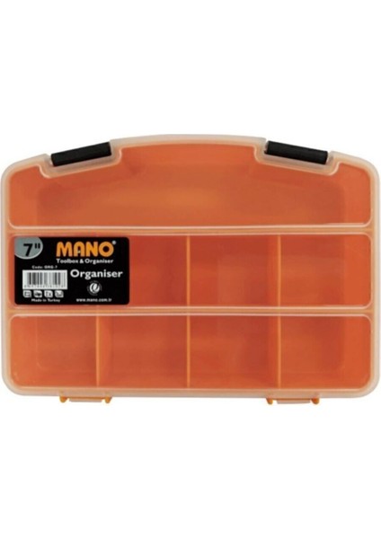 Çok Renkli 7'' Organizer (194X140X33MM) ile Düzenli ve Şık Saklama Çözümleri