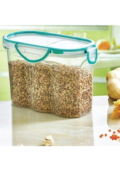 Kilitli Kapaklı, Contalı, Hava ve Su Geçirmez, 1,7 Litre Saklama Kabı, Çok Renkli fiyatları