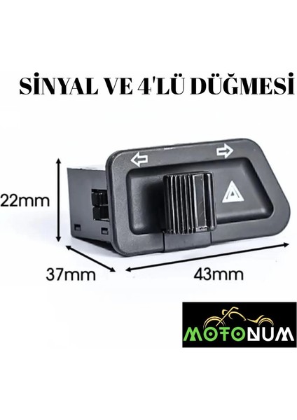Honda Spacy Alfa 4 Lü ve Sinyal Düğmesi
