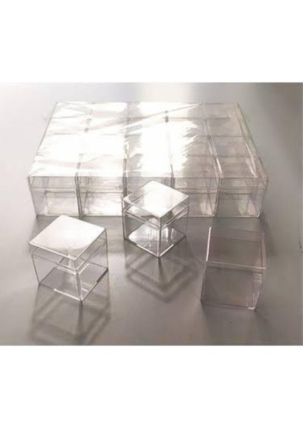 Şeffaf Mika Kutu, 15 Adet, Dekoratif ve Düzenleyici Ürünler Için Ideal
