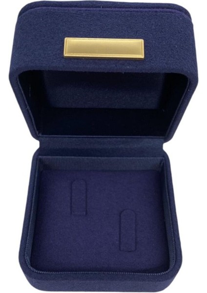 Lacivert Micro Süet Alyans Takı Kutusu, Şık ve Kullanışlı Tasarım modelleri
