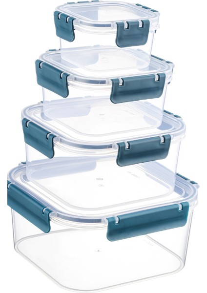 Kilitli Kare Derin Clara Box Hava Geçirmez Sızdırmaz Saklama Kabı fiyatları