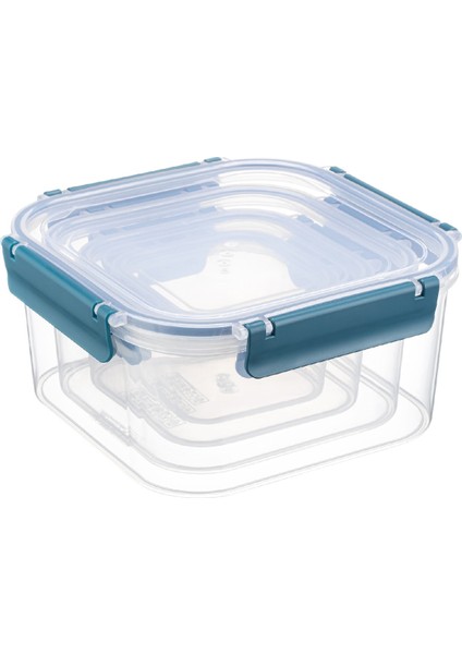 Kilitli Kare Derin Clara Box Hava Geçirmez Sızdırmaz Saklama Kabı modelleri