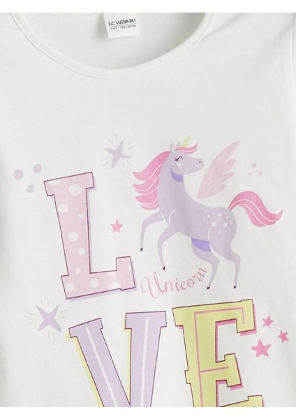 Lcw Kids Bisiklet Yaka Kız Çocuk Pijama Takımı (W5) modelleri