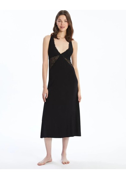 Lcw Dream V Yaka Dantel Detaylı Askılı Kadın Fantezi Gecelik (W5) fiyatları