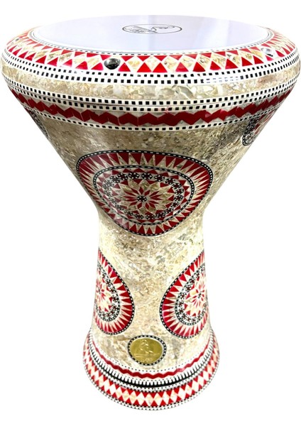 Gawharet El-Fan Sedef Işlemeli Döküm Darbuka JZ17