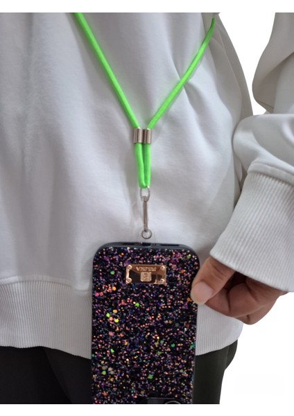 Tüm Kılıflara Uyumlu Çapraz Kullanıma Uygun Yükseklik Ayarlı Düz Renk Boyun Ipi Telefon Askısı 65CM fırsatları