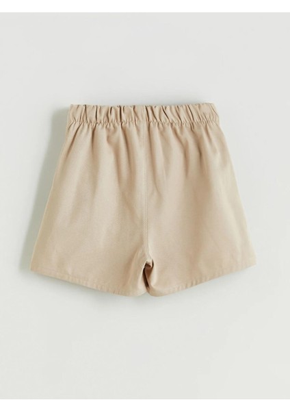 Lcw Kids Basic Gabardin Kız Çocuk Şort Etek (W5) fırsatları