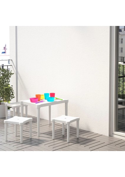 Utter Çocuk Masası 50 x 74 x 43 cm Plastik Oyun ve Aktivite Için Uygun modelleri