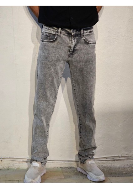 Bonjour Atalays Regular Model Gri Jean Kot Pantolon Ramsey fırsatları