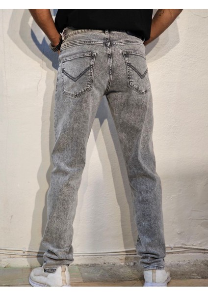 Bonjour Atalays Regular Model Gri Jean Kot Pantolon Ramsey indirimleri