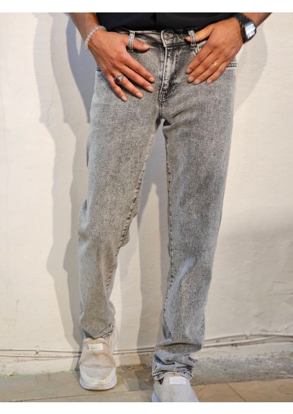 Bonjour Atalays Regular Model Gri Jean Kot Pantolon Ramsey