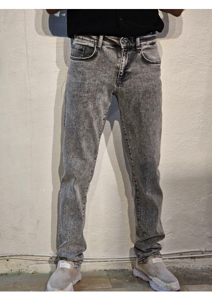 Bonjour Atalays Regular Model Gri Jean Kot Pantolon Ramsey