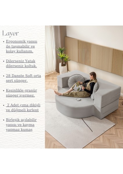 Layer 2'li Açılabilir Koltuk & Yeni Nesil & Silinebilir & Çift Kişilik & Konforlu Yatak Çift Kişilik modelleri