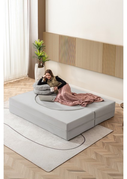 Layer 2'li Açılabilir Koltuk & Yeni Nesil & Silinebilir & Çift Kişilik & Konforlu Yatak Çift Kişilik