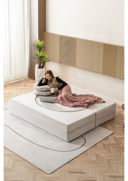 Layer 2'li Açılabilir Koltuk & Yeni Nesil & Silinebilir & Çift Kişilik & Konforlu Yatak Çift Kişilik