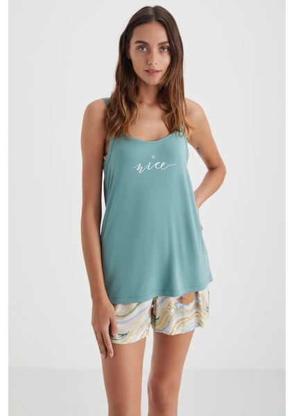 Catherine's Yumuşak Dokulu Askılı Kadın Şort Takım 2720 fırsatları