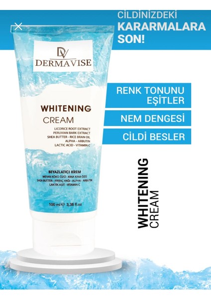 Beyazlatıcı Krem Aydınlatıcı Etkiyle Tüm Cilt Tipleri İçin 100 ml