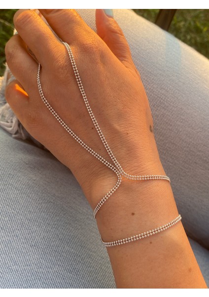 Şahmeran 2 Sıralı Toplu Model Gümüş Renk