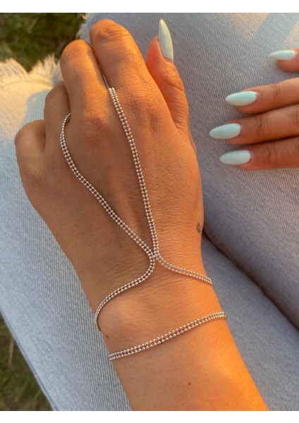 Şahmeran 2 Sıralı Toplu Model Gümüş Renk