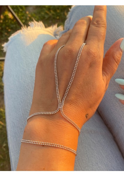 Şahmeran 2 Sıralı Toplu Model Gümüş Renk