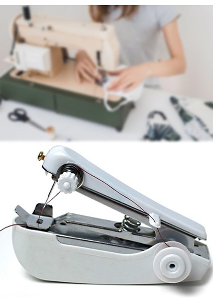 Taşınabilir Mini El Dikiş Makinesi Çok Renkli Seyahat Evrak Dikişi 1410
