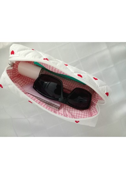 Kalpli Kapitone Kalemlik – Pembe Astarlı, Okul & Üniversite Için Organizer Çanta modelleri