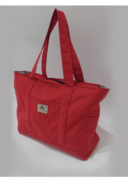 Venedik Büyük Boy Tüm Bakışları Toplayan Çanta - Kırmızı fırsatları