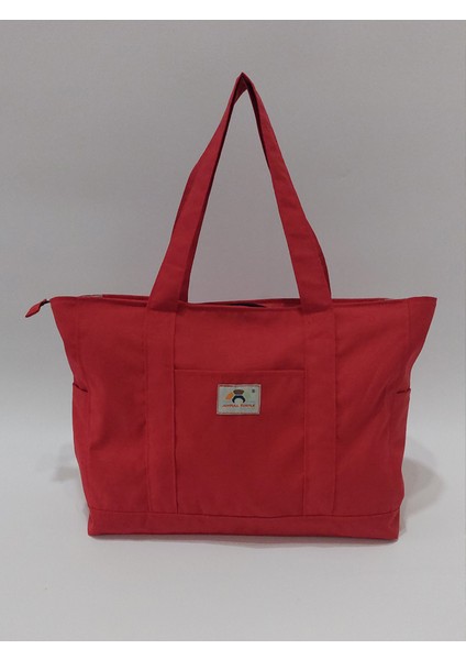 Venedik Büyük Boy Tüm Bakışları Toplayan Çanta - Kırmızı