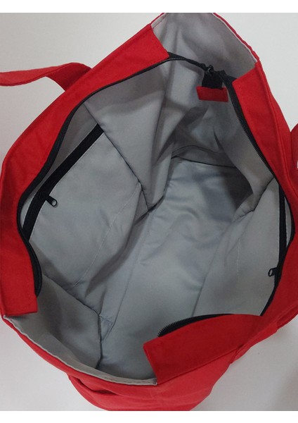 Venedik Büyük Boy Tüm Bakışları Toplayan Çanta - Kırmızı