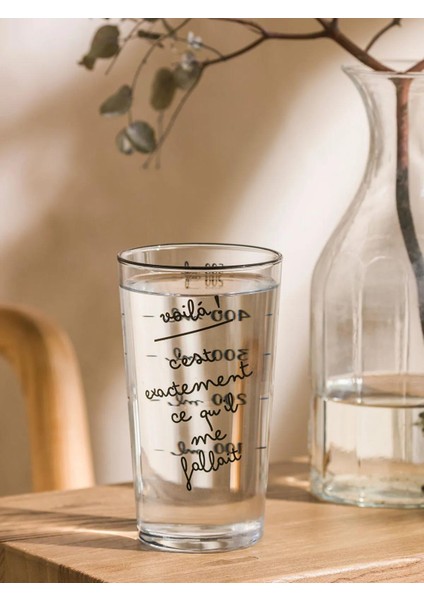 Lcw Home Baskılı Cam Bardak 500 ml (W5)