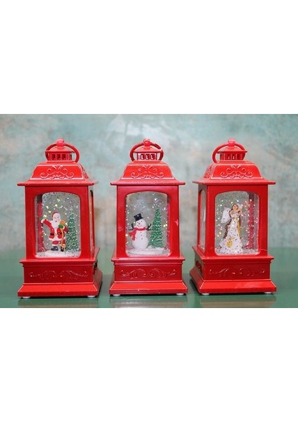 Yılbaşı Temalı Işıklı Müzikli Kar Küresi ALK3222