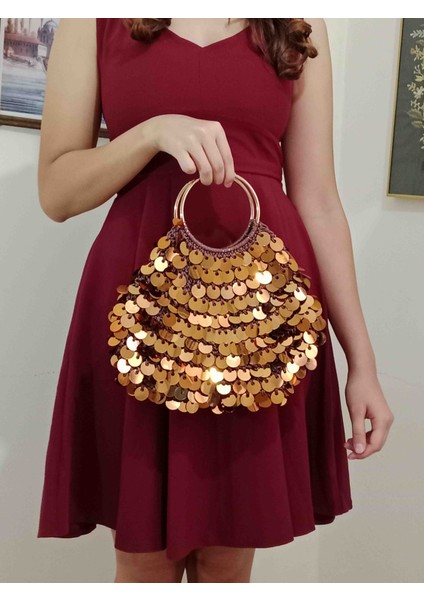 Karamel Pullu Çanta modelleri