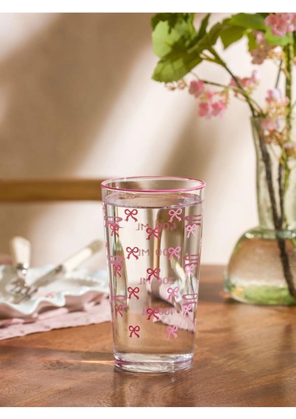 Lc Waıkıkı Fiyonk Baskılı Cam Bardak 500 ml (W5)