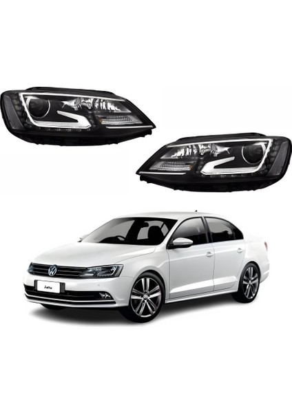 Volksvagen Jetta 2015-2017 Gli Ön Far