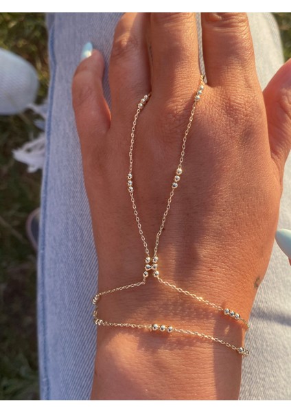 3 Toplu Ince Zincirli Zarif Model Şahmeran Altın Rengi