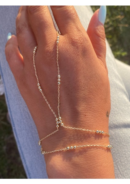 3 Toplu Ince Zincirli Zarif Model Şahmeran Altın Rengi