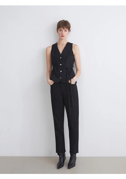 Lcwaıkıkı Classic V Yaka Kadın Jean Yelek (W5) fiyatları