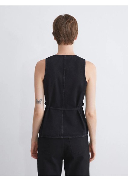 Lcwaıkıkı Classic V Yaka Kadın Jean Yelek (W5) fırsatları