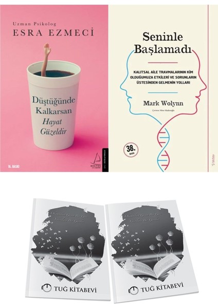 Düştüğünde Kalkarsan Hayat Güzeldir ve Seninle Başlamadı + Hediyeli