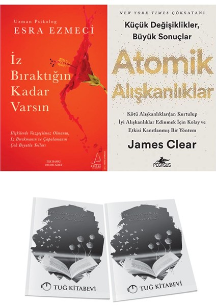 Iz Bıraktığın Kadar Varsın ve Atomik Alışkanlıklar + Hediyeli