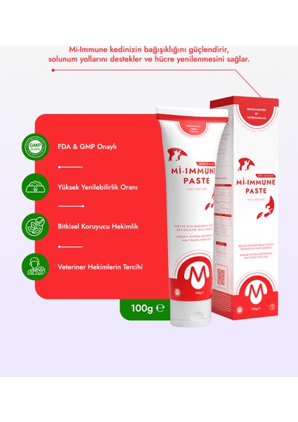 Mi-Immune Paste Immun Sistem Kedi Malt Macunu 100 gr modelleri