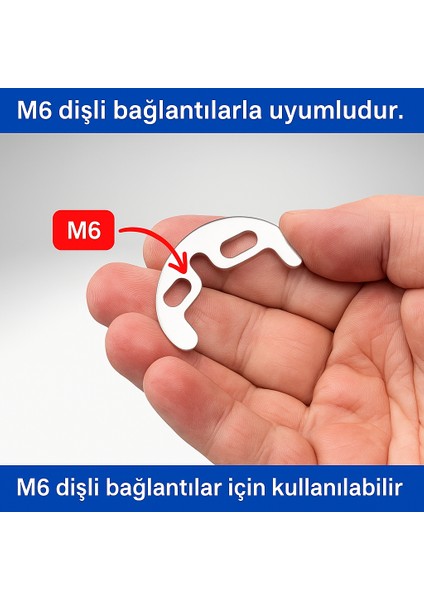 Çift Vidalı Batarya Ay Takımı + Somun Sıkma Anahtarı Hediyeli | Musluk Montaj Seti modelleri