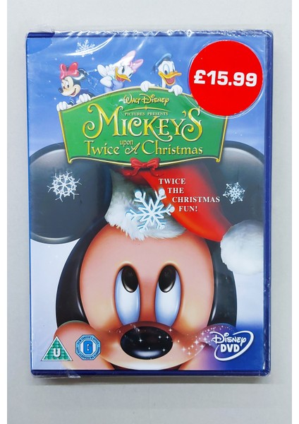 2004 Walt Disney Mickey's Upon Twice A Christmas DVD