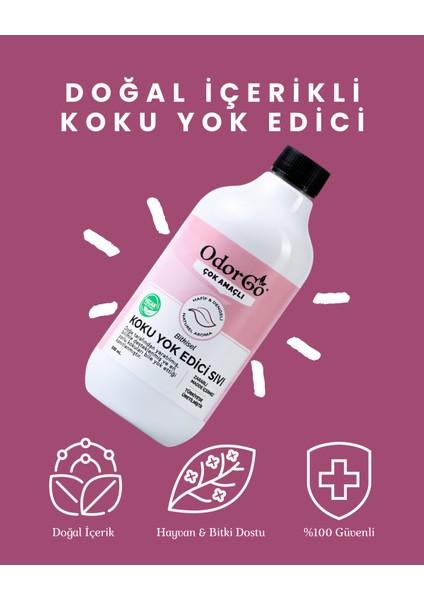 Çok Amaçlı Koku Yok Edici Sıvı (500ML. ) fırsatları